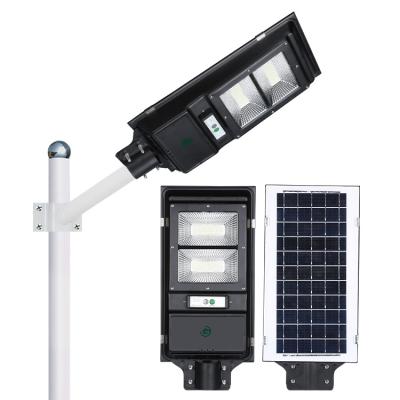 China HIGHWAY Ip65 outdoor lighting waterproof 40w 60w all in one integrated solar street led light for sale