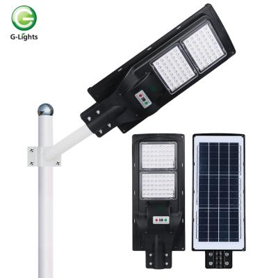 China ROAD high lumens gardening IP65 outdoor waterproof 40w 80w integrated all in one solar led street light for sale