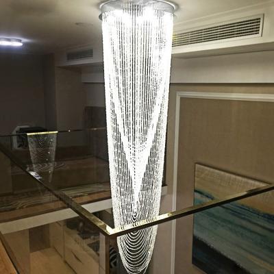 China Modern Minimalist American Style Modern K9 Chandeliers Glass Crystal Lighting for sale