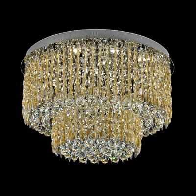 China New Modern American Style Lobby Style Chandeliers K9 Glass Crystal Lighting for sale