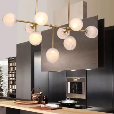 China G-Lights Modern Indoor Living Room 9 Ball Led Chandelier Pendant Light for sale