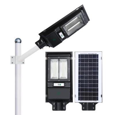 China ROAD New Product Led Light Ip65 Outdoor 60w 80w Integrated All In One Solar Street Lights for sale