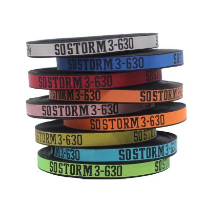 China Eco-friendly 25mm Sustainable 100% Polyester Webbing Jacquard Belt Webbing Tapes for sale