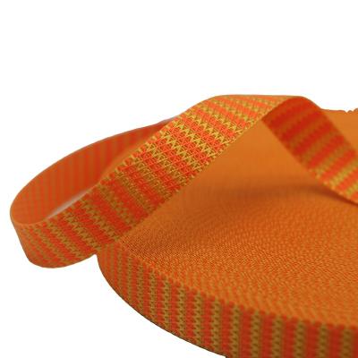 China Custom Printed Imitation Belt Viable Nylon Webbing Backpack Sandals Ribbon Nylon Cotton Webbing For Bag for sale