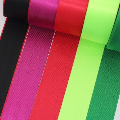 China Strong, wear-resistant, smooth and environmentally friendly, high quality high toughness 48mm safety car belt for sale