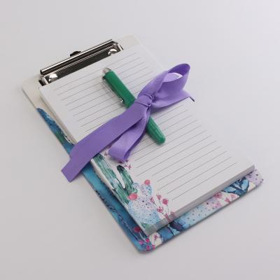 China Set of clipboard notebook and notepad with clipboard ballpoint pen for sale