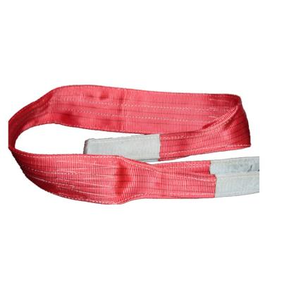 China Polyester lifting sling webbing sling round and flat polyester lifting sling 10 ton flat webbing sling for sale