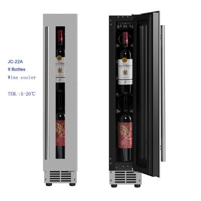 China RV Element 9 Bottle Wine Cooler, Constant Temperature Silent Energy Saving Home Appliances for sale