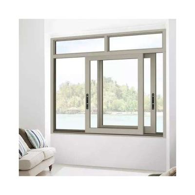 China Sliding High Quality Double Glazed Sliding Windows Silent Sliding Window Simple Design for sale