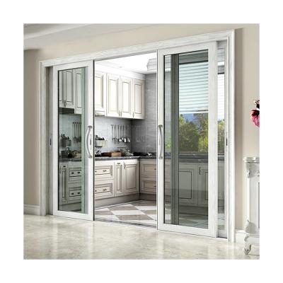 China Sound insulation wholesale villa high quality patio residential exterior insulated aluminum glass sliding door for sale