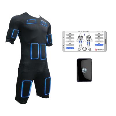 China Messi Ronaldo TEN EMS Using Muscle Training Fitness Slim Sculpt Suit Training Wear Gym Fitness Physiotherapy Sets for sale