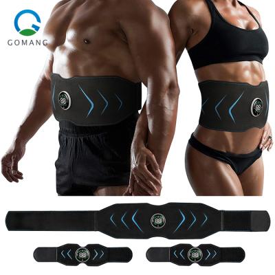 China Abdominal Tone Workout Waist Ab Machine Portable EMS Belts Home Office Fitness Workout Equipment Ab Stimulator For Abdomen for sale