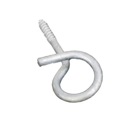 China Galvanized Heavy Industry Metal Eye Hook Eye Hook Screw Hook Screw Carbon Steel Eye Hook Open Screw for sale