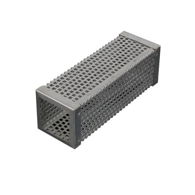 China Automatic Microporous Square Microporous Square Strainer Box Strainer Stainless Steel Parts Industrial Stretch Mesh for sale