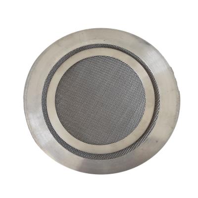 China Auto Stretch Parts Custom Perforated Mesh Single Round Stainless Steel Strainer Filter for sale