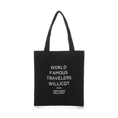 China Eco - Friendly Washable Black Tote Bags Eco - Friendly With Custom Printed Logo for sale