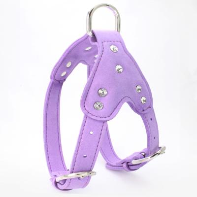 China Attractive Bling JEWELED Fashion Design Dog Harness With D Clip for sale