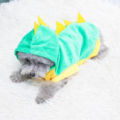 China LEISURE Fashion Pet Coat Dog Clothes Dinosaur Style For Dogs Pet Clothing Apparel for sale