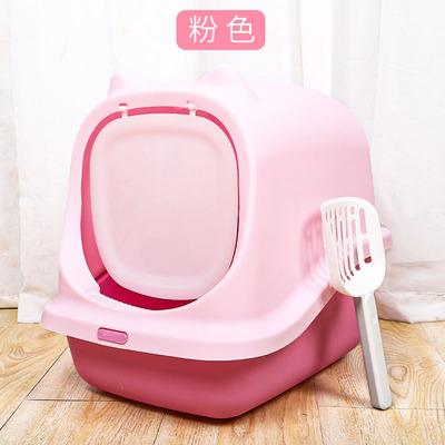 China Cats Cats Litter Box Enclosed Sandbox Cat With Mesh Garbage Scoop Detachable And Foldable Tray Cat Space Large Sandbox Toilet for sale