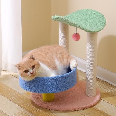 China Cats Pet Cat Tree House Scratching Post Tree Climbing Toys For Cat Kitten for sale