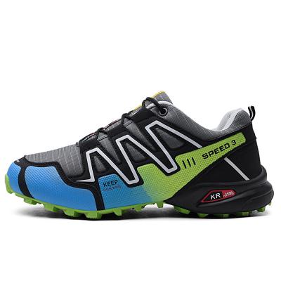 China 2021 Summer New Men's Sports Anti-slippery Sneakers Fashion Breathable Mountaineering Shoes for sale