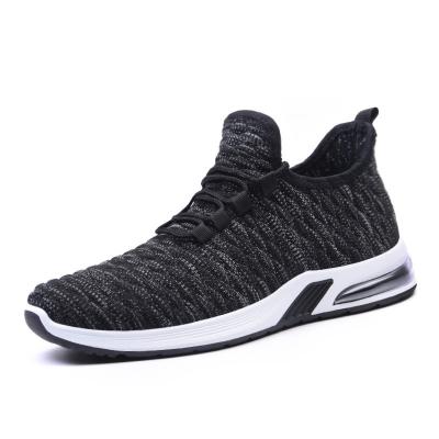 China Fashion Trend 2021 New Spring Air Cushion Soft Bottom Flying Shoes Mesh Breathable Men's Sneakers for sale