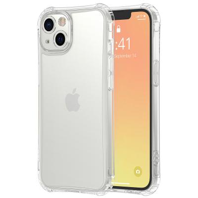 China Anti-fall Waterproof Shockproof Phone Cover Clear Silicone Cell Phone Case for iPhone 13 mini for iPhone 13 pro max for sale