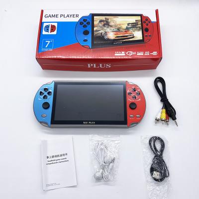 China ABS Plastic X12 Plus 7 Inch Retro TFT Video Gamepad 8 Bit Classic Handheld Game Player X12 Plus Handheld Console Franco Video Game Truck TV for sale