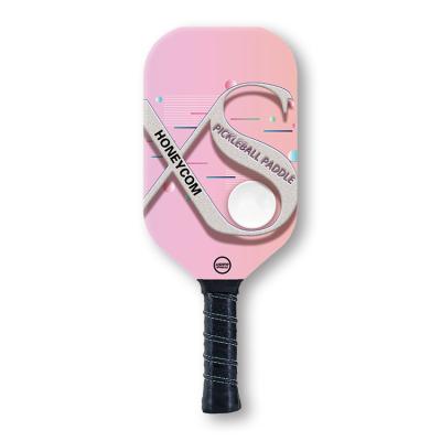 China Durable USA Approve Lightweight Carbon Pickle Ball PINK Pickleball Paddle for sale