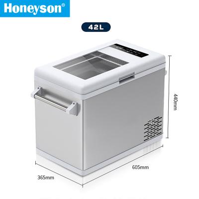 China 42L COMPRESSOR 12V Car Fridge Freezer Automobile Compressor Car Fridge Refrigerator for sale