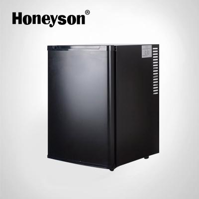 China New Honeyson Hotel Table Top Mini Silent Beverage Fridge 385(W)*385(D)*385(H)mm for sale