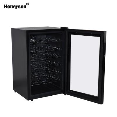 China Commercial Honeyson Wine Coolers Fridge Mini Fridge For Sale 65L 28bottle for sale