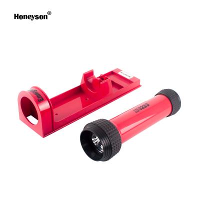 China Emergency Honeyson Plastic Wall Mounted Hotel Emergency Led Torch Flashlight for sale