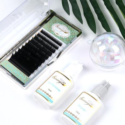 China Top grade PBT fiber from Korea storage gold handmade box packaging eyelash extensions thin silk for sale