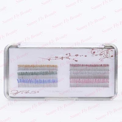 China Ultralight Weight 0.05 Full Glamor Luxury Individual Shiny Twinkle Eyelash Separated Extensions for sale