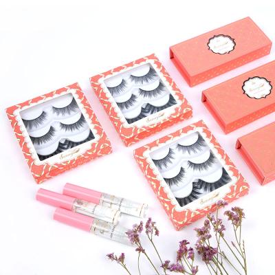 China Natural Korean Handmade Round Box Wholesale Private Label Silk Lashes for sale