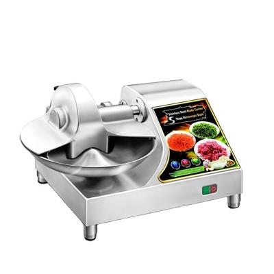 China Electric High Speed ​​Table Top Meat Vegetable Cutter Hotels Bowl Fruit Onion Onion Bowl Cutting Machine Butcher for sale