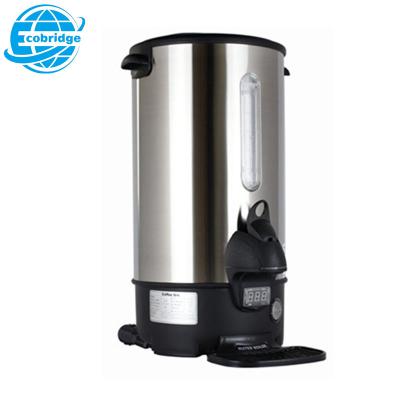 China Hotel hot sale commercial milk tea coffee urn stainless steel electric supplying hot water boiler for sale