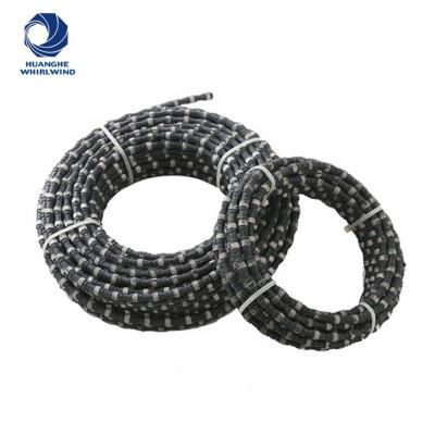 China High Quality diamond wire saw cutting rope / steel wire saw rope cutting electroplated sintered beads for the wire saw machine for sale