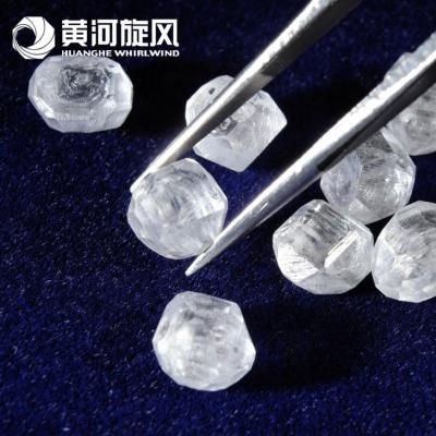 China HUANGHE WHIRLWIND HPHT/CVD diamond lab created row diamond synthetic rough diamond for sale