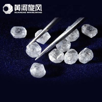 China HUANGHE WHIRLWIND Lab grown uncut cvd diamond hpht cvd loose rough raw uncat diamonds for sale