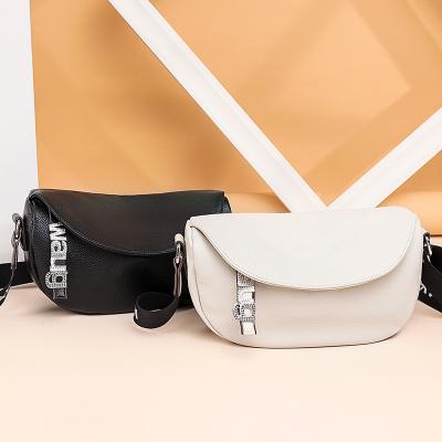 China Fashion PU Fashion Fanny Packs For Women Pu Leather Waist Bag Belt Adjustable Cross - Body Bag for sale