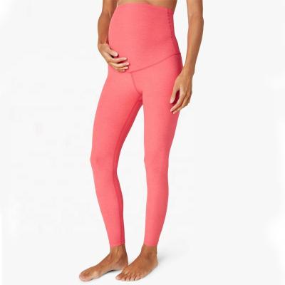 China Manufacturer Hot Sale Antibacterial Winter Shaping Over Pregnant Women Belly Yoga Plus Size Seamless Pregnancy Pants Leggings for sale