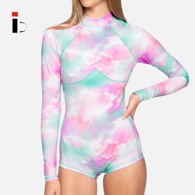 China One Piece Overalls Dye Tie Back Zipper Design Long Sleeves Rompers Custom Wholesale Sexy Jumpsuit QUICK DRY Women Jumpsuit for sale