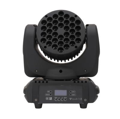 China Easy installation 36pcs led beam shaking light 36x12w rgbw led moving head light 4in1 stage for sale