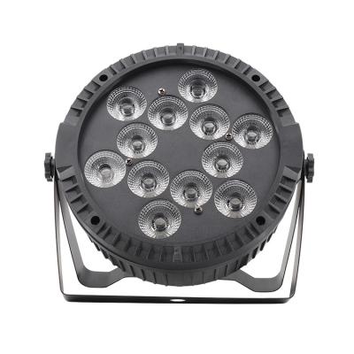 China Easy Installation Warm Sale 12 Pcs Par Light Stage Floor Light Rotating Stage Light for sale