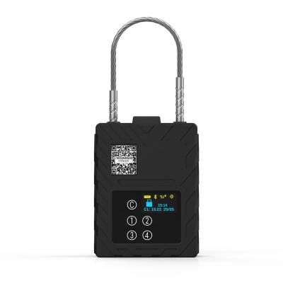 China Intelligent Remote Control Container E Lock HHD G360P GPS Smart Remote Control Password Tracking Padlock 128*100 *50 mm for sale