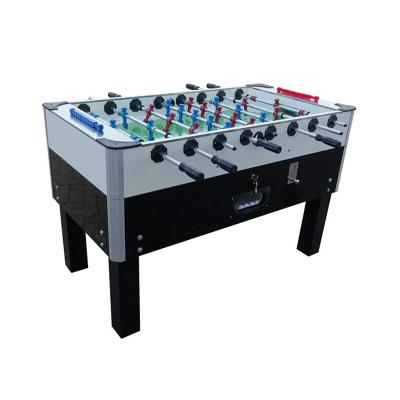 China Insert coins iron system foosball foosball Roberto table high quality materials FLB coin operated foosball plywood for sale