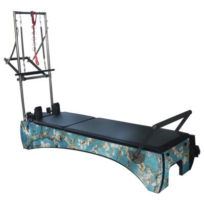 China Hot Selling Ironsystem Wooden Fitness Exercise Care Wooden Pilates Chair Cadillac Equipment Pilates Machine Pilates Reformer for sale