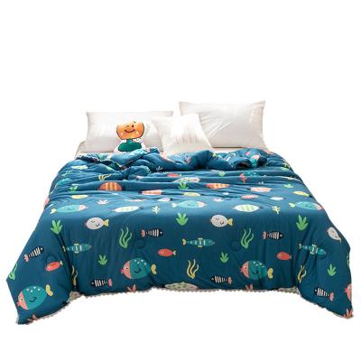 China Digital Printing Disposable Fish Comforter Set for sale